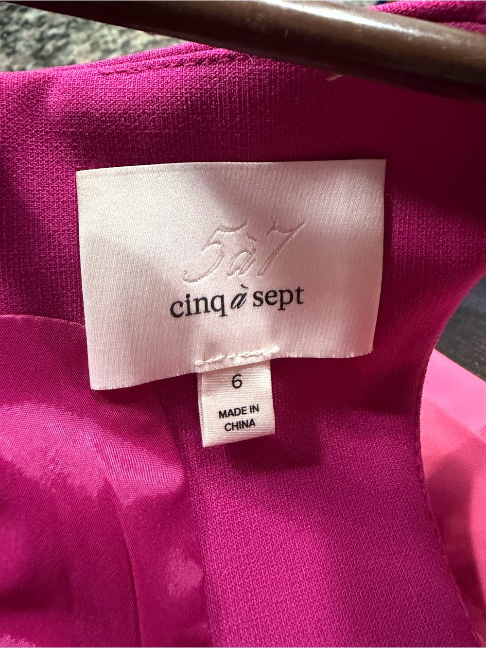 Cinq à Sept Alison Mini Dress Size 6 Pink Sleeveless Braided Trim Cocktail - Picture 7 of 8